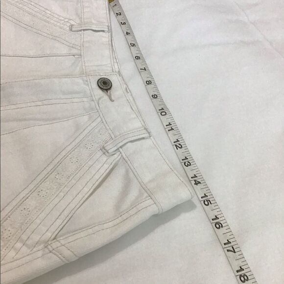 Free People White Sweet Surender Denim Shorts New Without Tag Size 27 - Picture 4 of 12